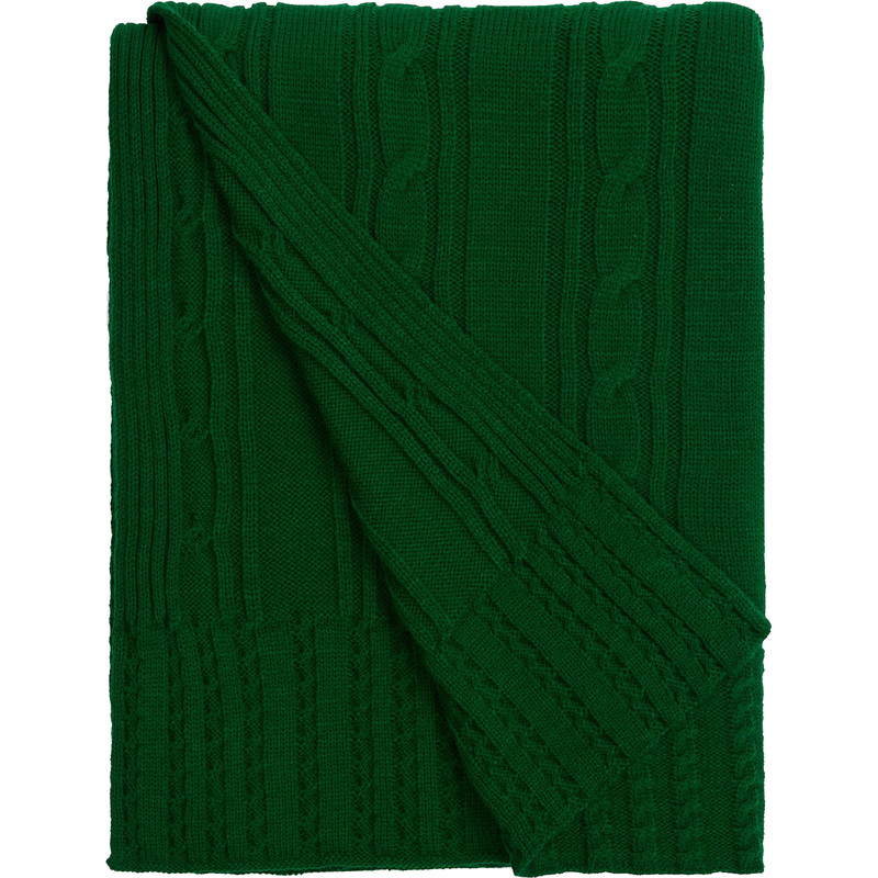 Изображение товара Плед Teplo Remitti акрил 110x170 см зелёный