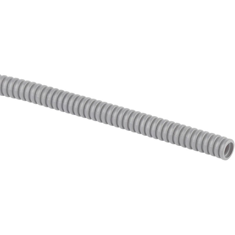 Изображение товара Гофрированная труба Эра GOFR-32-50-PVС для кабельных прокладок 50 м серый