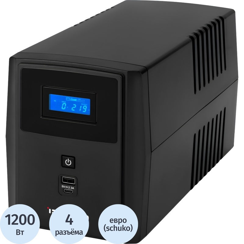 Изображение товара ИБП Ippon Smart Power Pro II Euro 2200 Классический линейно-интерактивный