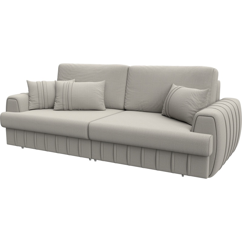 Изображение товара Диван-кровать трёхместный Комфорт Лига-057 НПБ бежевый