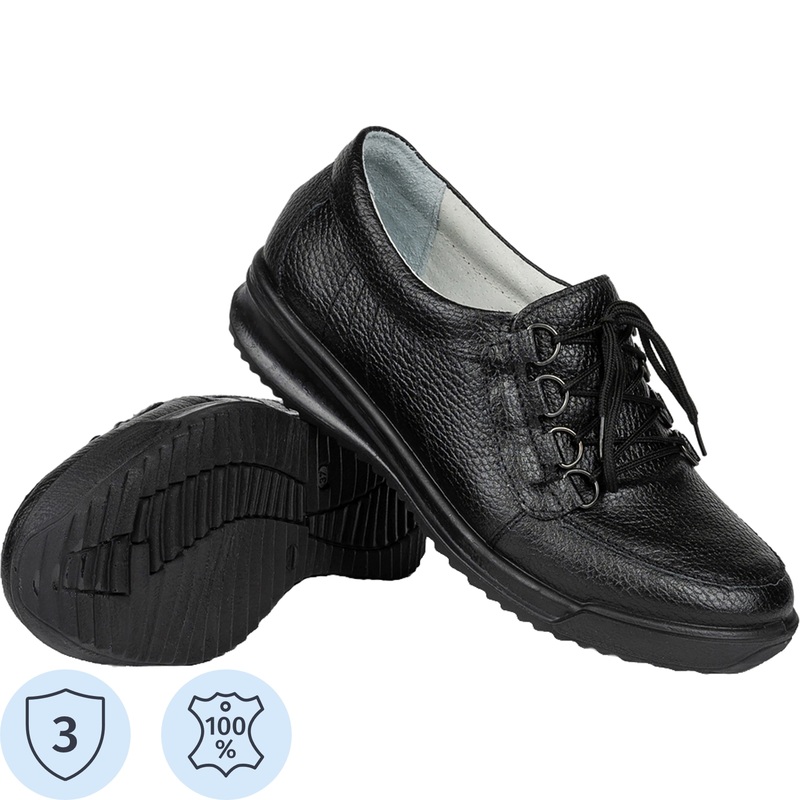 Изображение товара Женские туфли Almi Света из натуральной кожи размер 38 черные