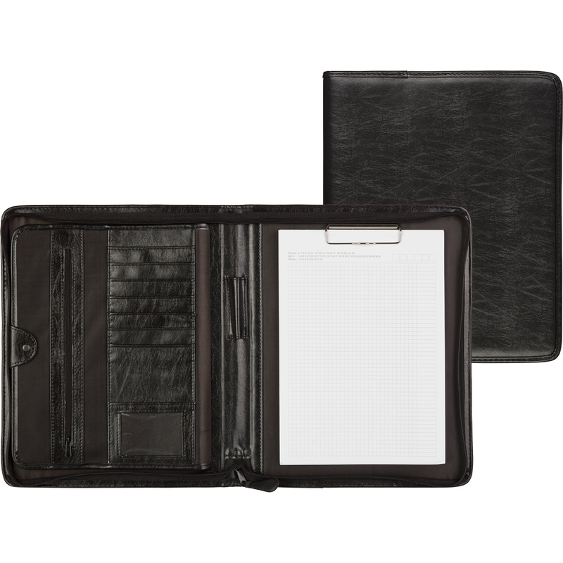 Изображение товара Деловая сумка-папка Алекс Фортуна-Люкс из искусственной кожи черная формат А4