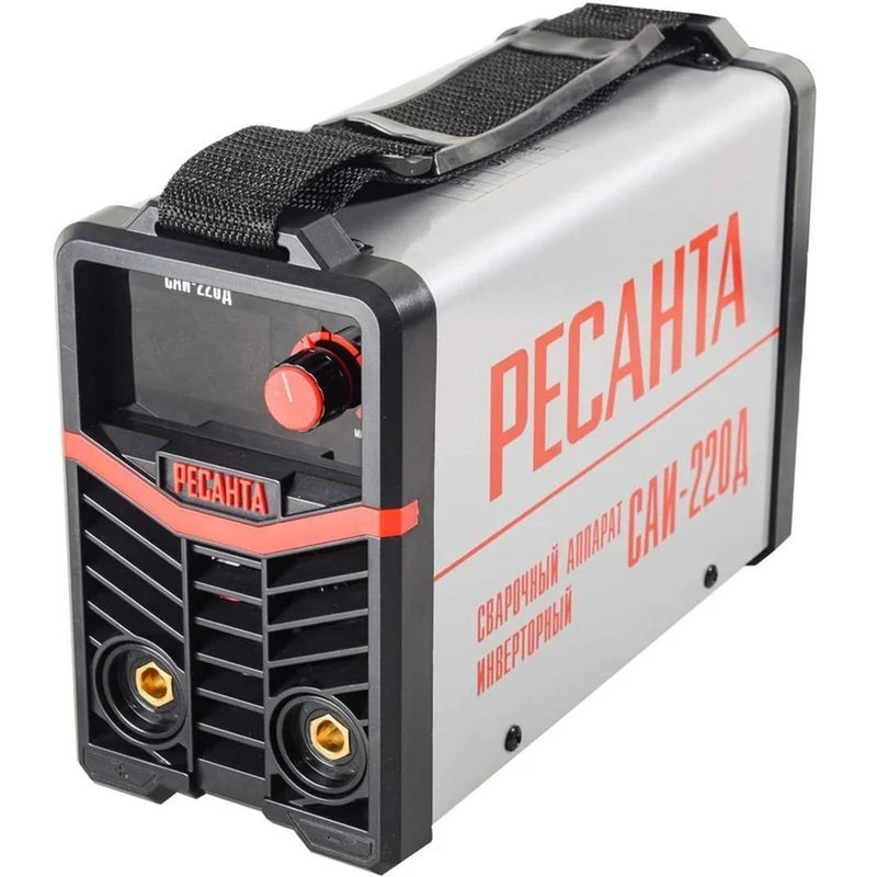 Изображение товара Сварочный инвертор Ресанта САИ-220Д with регулируемые функции и цифровым дисплеем