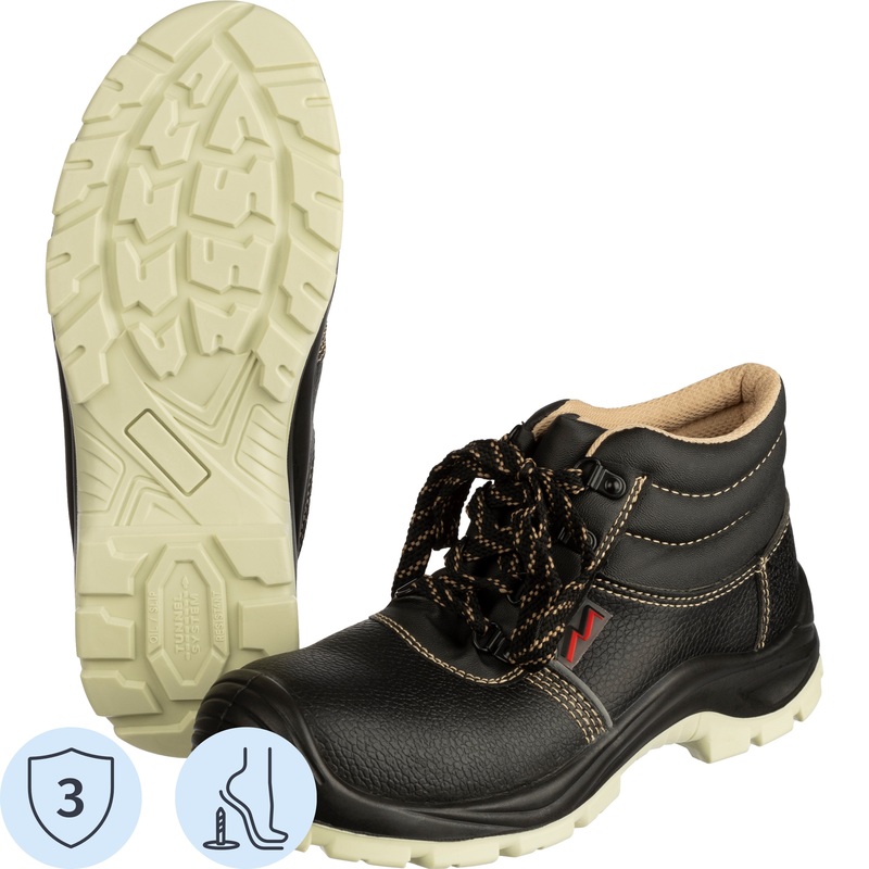 Изображение товара Ботинки рабочие ПУ-ТПУ чёрные TMS227CS размер 45 Изображение товара Ботинки рабочие ПУ-ТПУ чёрные TMS227CS размер 45