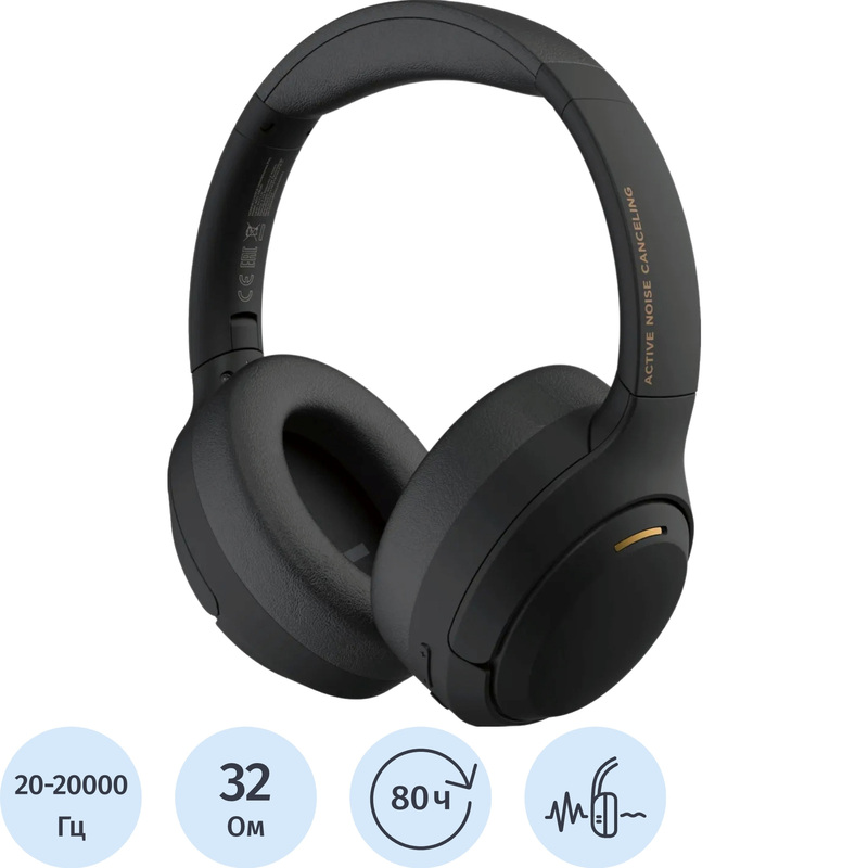 Изображение товара Уценка. Наушники беспроводные/проводные Honor Choice Headphones Pro чёрные (5504ABGQ)