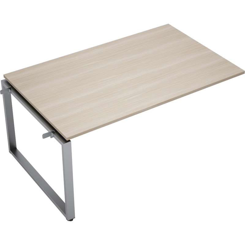 Изображение товара Элемент стола для переговоров Avance 6МПС-О.602 шамони светлый/алюминий матовый 1200х1000х750 мм