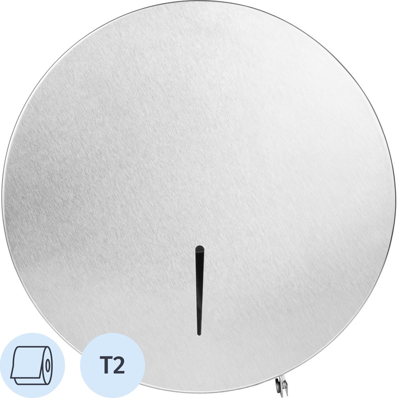 Изображение товара Диспенсер для туалетной бумаги Topfort T2 серебристый из нержавеющей стали