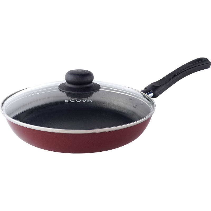 Изображение товара Сковорода Scovo 26 см с антипригарным покрытием с крышкой