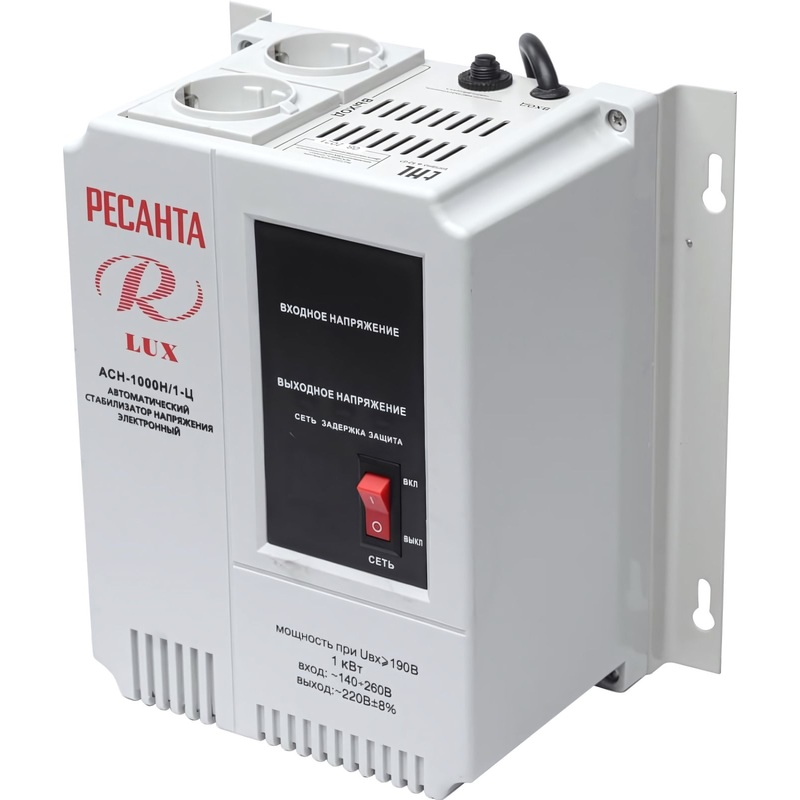 Изображение товара Стабилизатор напряжения Ресанта АСН-1000Н/1-Ц Lux