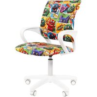 Кресло детское Chairman Kids 103 LT с рисунком (велюр, пластик)