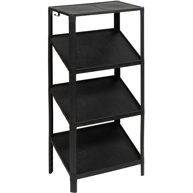 Изображение товара Этажёрка для обуви VIKEA compact чёрная 445х295х1005 мм