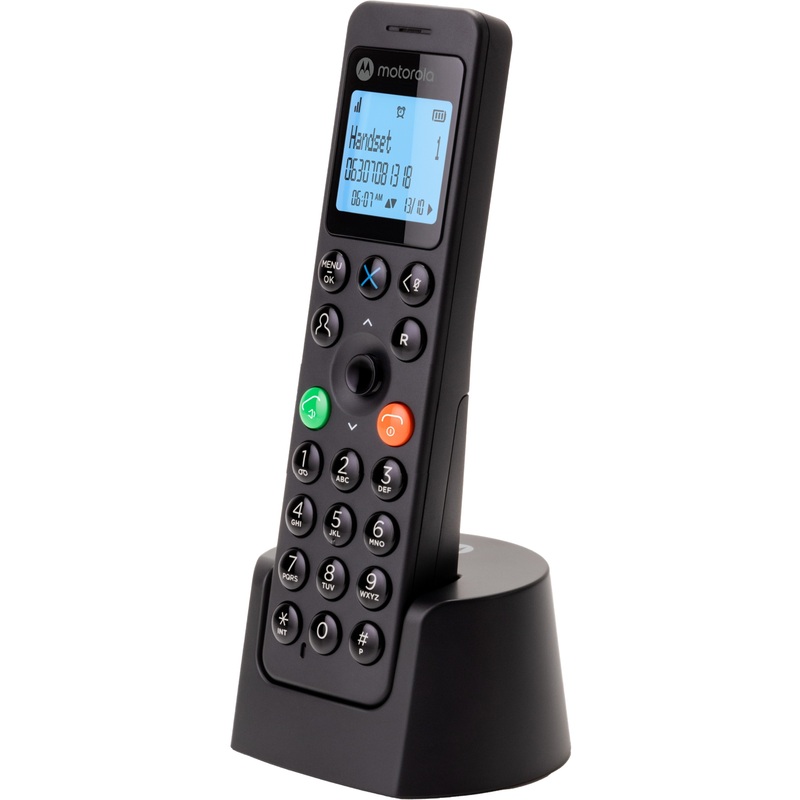 Изображение товара Радиотелефон Motorola DOT20 (107DOT201BLACK) с АОН и интеркомом