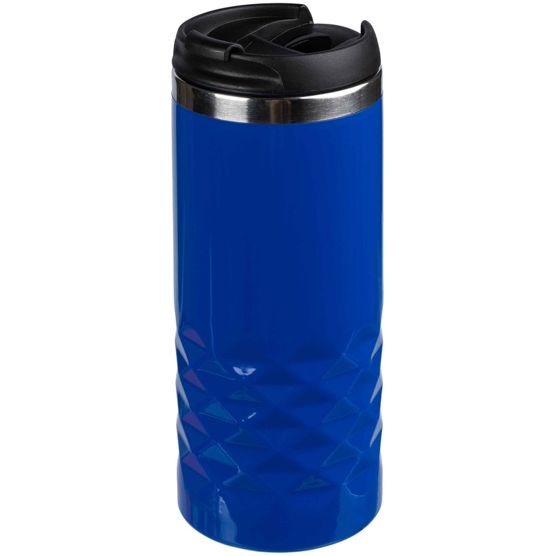 Изображение товара Термокружка Molti Prism 350 мл синий глянцевая с двойной стенкой