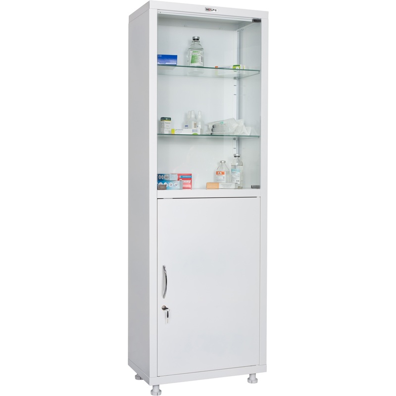 Изображение товара Шкаф медицинский Hilfe МД 1 1760/SG (белый, 600x400x1850 мм)
