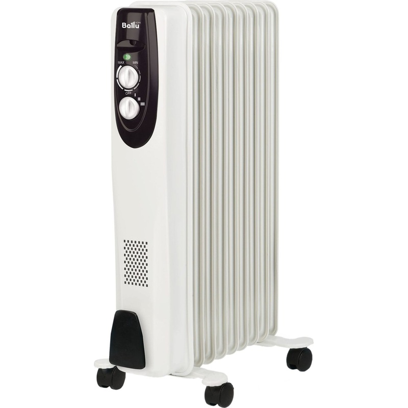 Изображение товара Масляный радиатор Ballu BOH/CL-09WRN белый 2000 Вт с термостатом