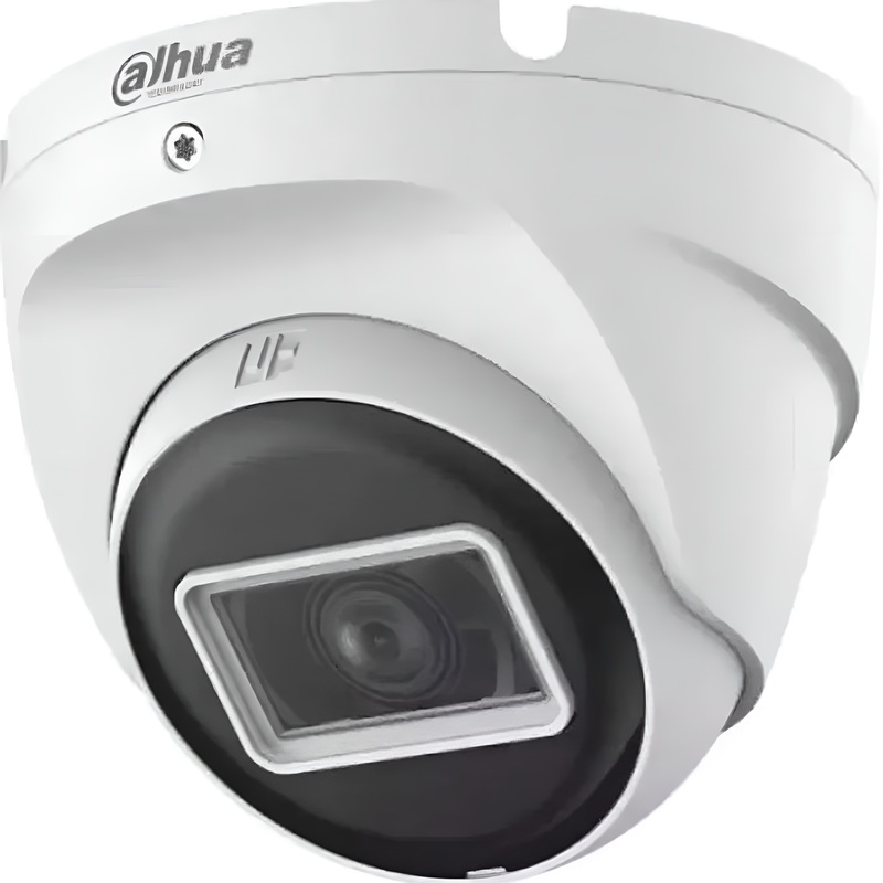 Изображение товара Видеокамера Dahua DH-HAC-T2A21P-U-IL-0280B уличная купольная 2 МП