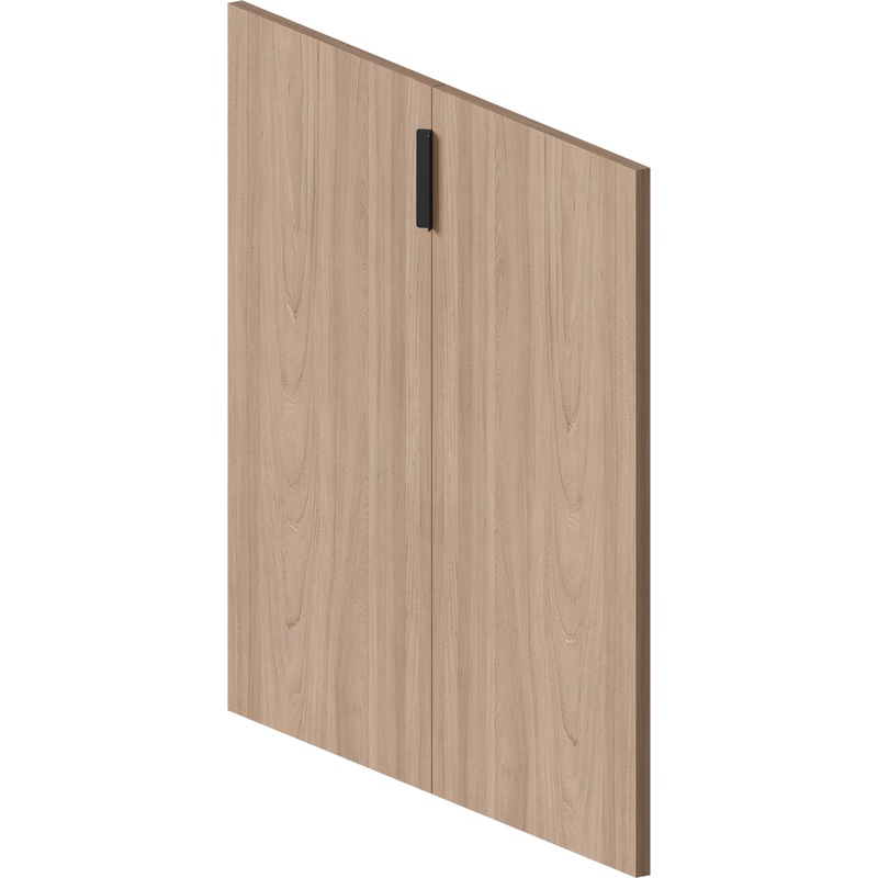 Изображение товара Низкие двери КОМУС Мебель Easy One из ЛДСП вяз швейцарский 762х764 мм комплект 2 шт