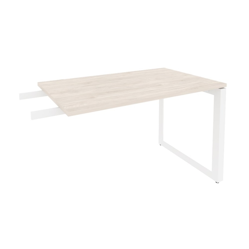 Изображение товара Брифинг-приставка к столам Onix-O O.MO-BR-11 белая денвер светлый для офиса