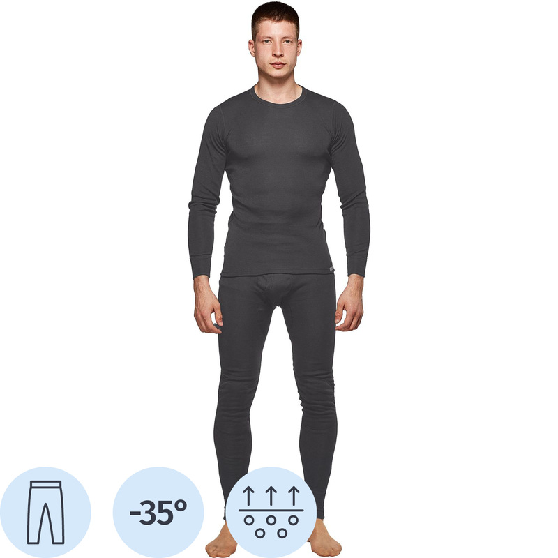 Изображение товара Термокальсоны мужские Comazo Activ-35 утеплённые тёмно-серые 56 размер