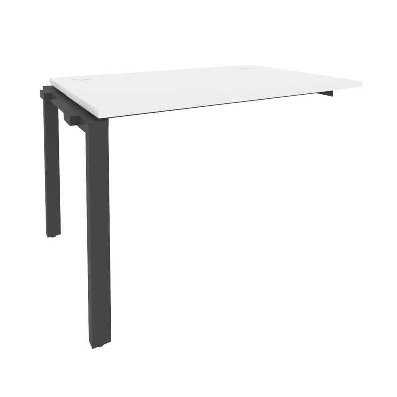 Изображение товара Элемент рабочей станции Onix-П O.MP-1.NRS-2.8 (белый бриллиант/антрацит, 1180х800х750 мм)