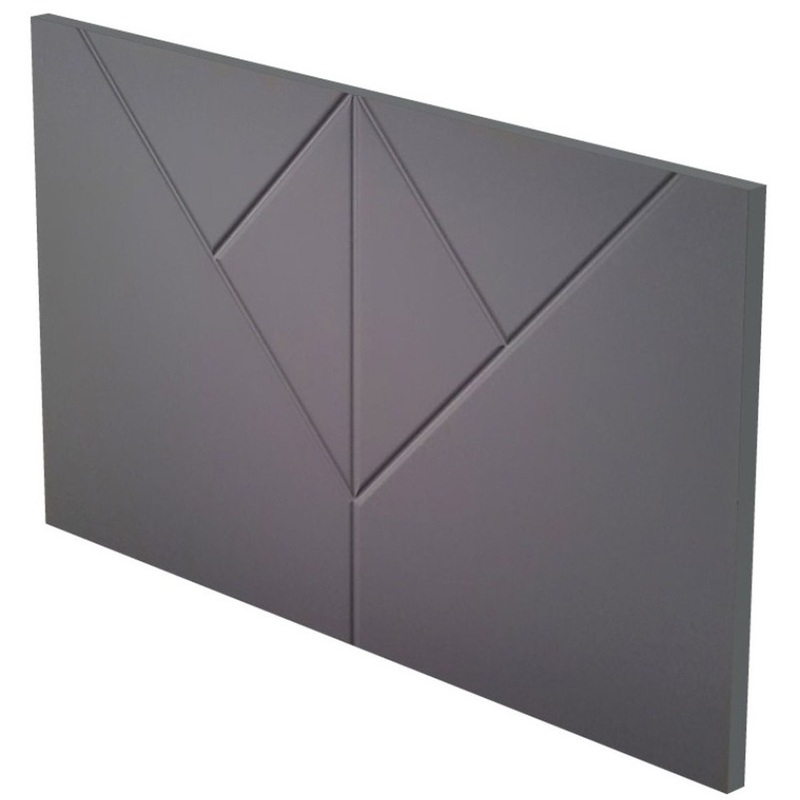 Изображение товара Траверс накладной Time.S Ts-100.1 МДФ графит для офисных столов 1000х25х580 мм