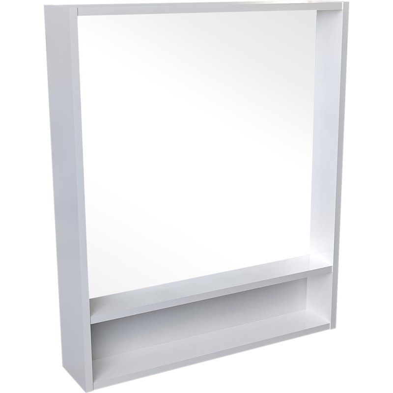 Изображение товара Шкаф с зеркалом Мила 65 (белый, 654х121х784 мм)