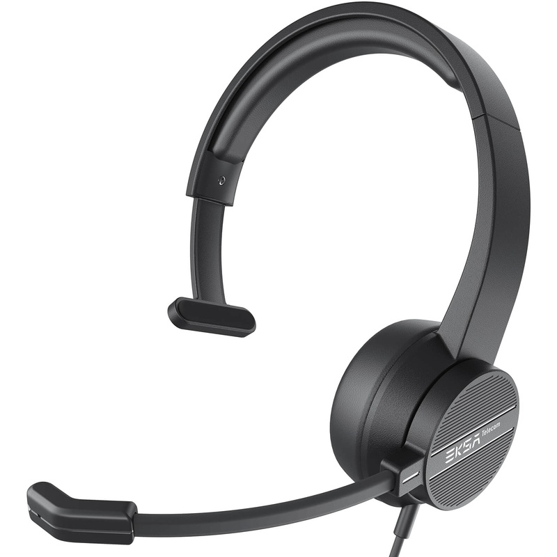 Изображение товара Гарнитура EKSA H15 проводная накладная для компьютера и ноутбука черная