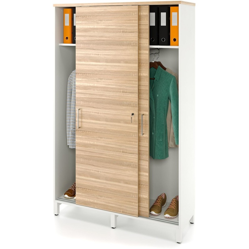 Изображение товара Шкаф для одежды Zamm Формат 11775 дуб бардолино 1200х414х1905 мм с замком