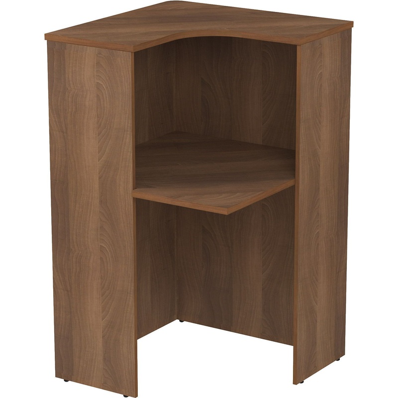 Изображение товара Угловой модуль ресепшн Стиль 2РСУ.004 шамони темный 755x755x1230 мм