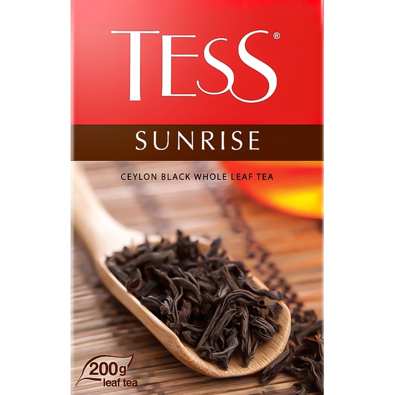 Изображение товара Чай листовой черный Tess Sunrise 200г классический цейлонский чай