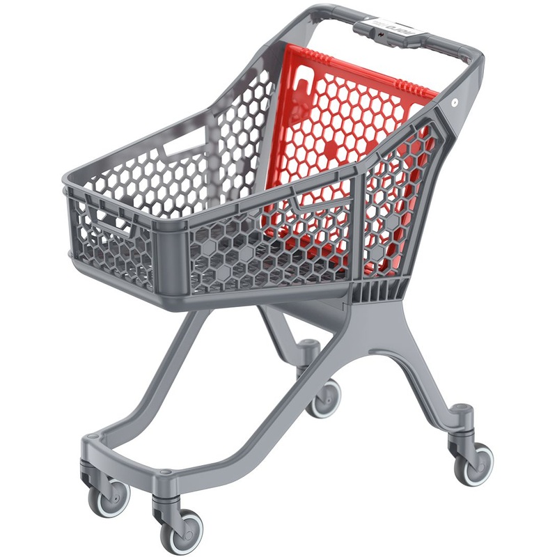 Изображение товара Покупательская тележка Surf S из пластика с маневренными колесами