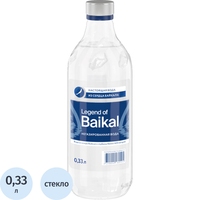 Вода питьевая Legend of Baikal негазированная 0.33 л (стеклянная бутылка)