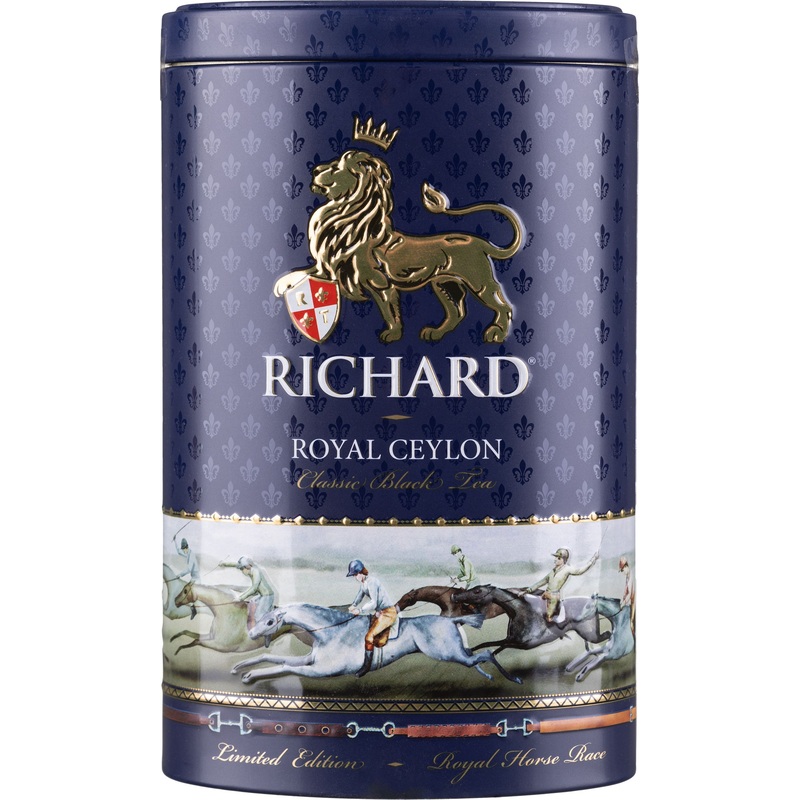 Изображение товара Чай листовой черный Richard Royal Ceylon 80 г в жестяной банке