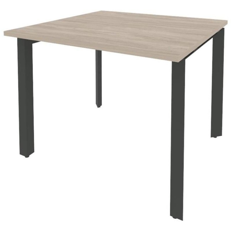 Изображение товара Стол для переговоров Onix-П O.MP-PRG-1.1 дуб аттик/антрацит 980х980х750 мм