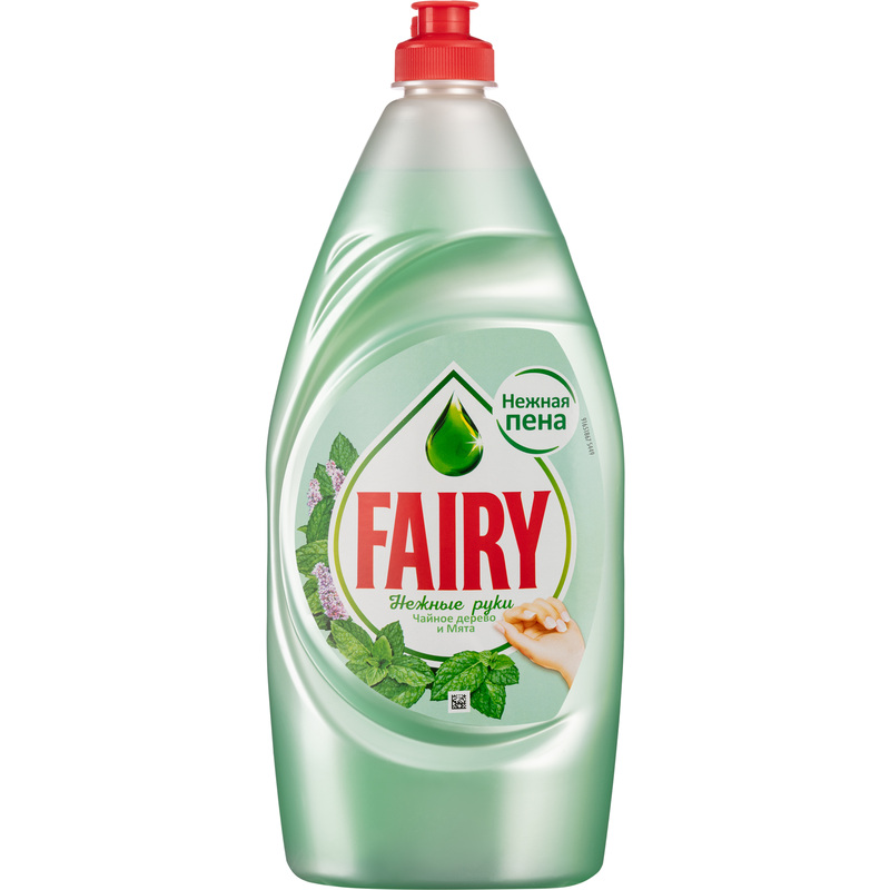Изображение товара Средство для мытья посуды Fairy Чайное дерево и Мята гель 0.9 л