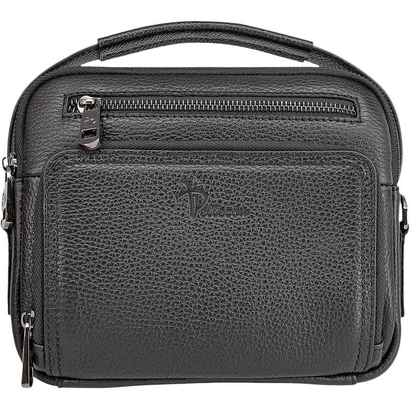 Изображение товара Сумка повседневная мужская Pellecon чёрная 102-81583-1