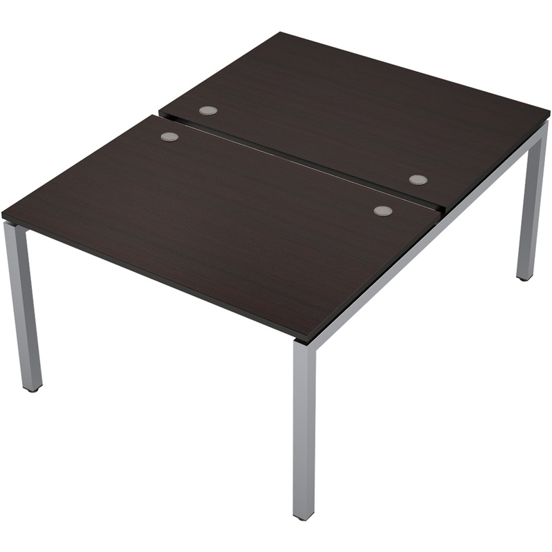 Изображение товара Стол приставной Avance 6МБ.5288 двухместный венге алюминий матовый
