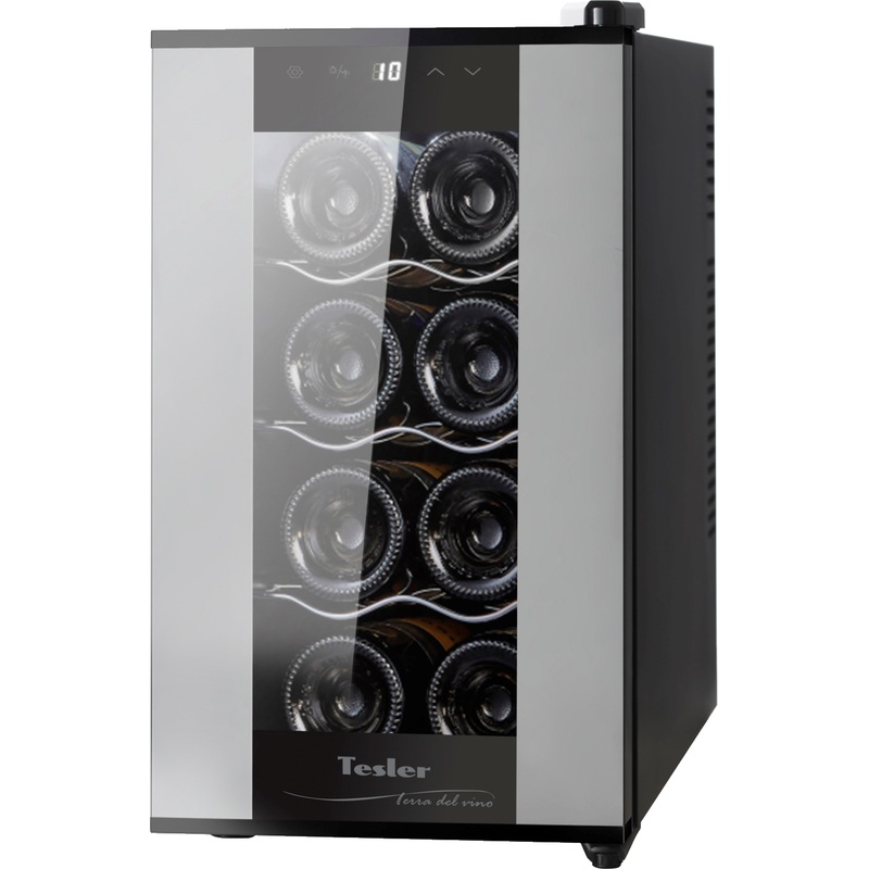 Изображение товара Винный шкаф Tesler WCV-080 чёрный 21 литр для хранения вин