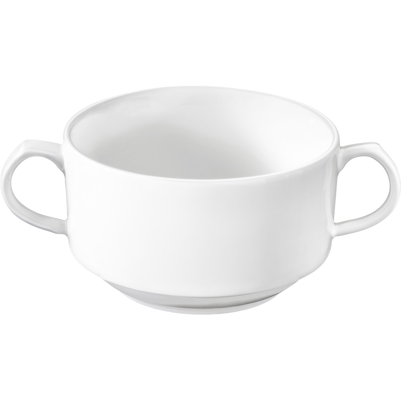 Изображение товара Бульонница Wilmax 350 мл с ручками, фарфор, 4 штуки в упаковке Изображение товара Бульонница Wilmax 350 мл с ручками, фарфор, 4 штуки в упаковке