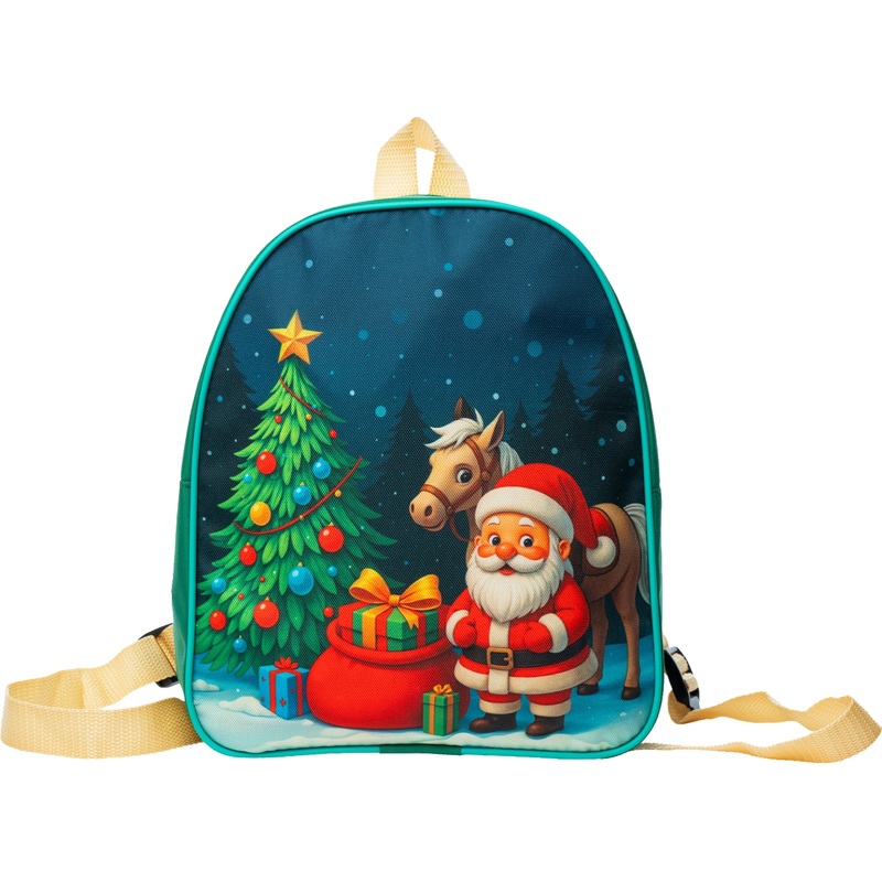 Изображение товара Новогодний сладкий подарок РОКО Новогодняя атмосфера 1500 г с рюкзаком для детей