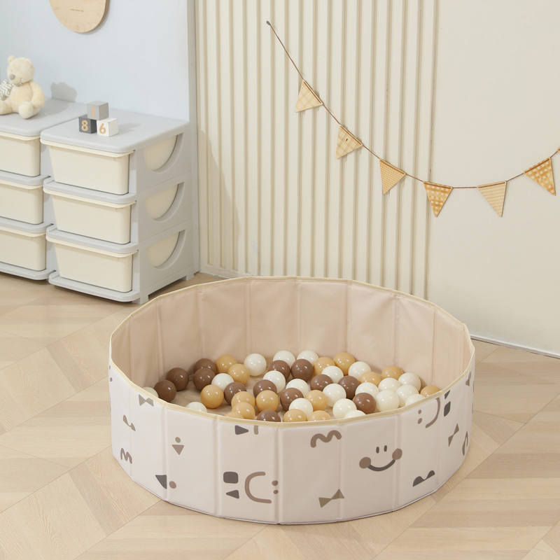 Изображение товара Бассейн сухой для шариков Unix Kids Smile Camel (100х100х30 см)