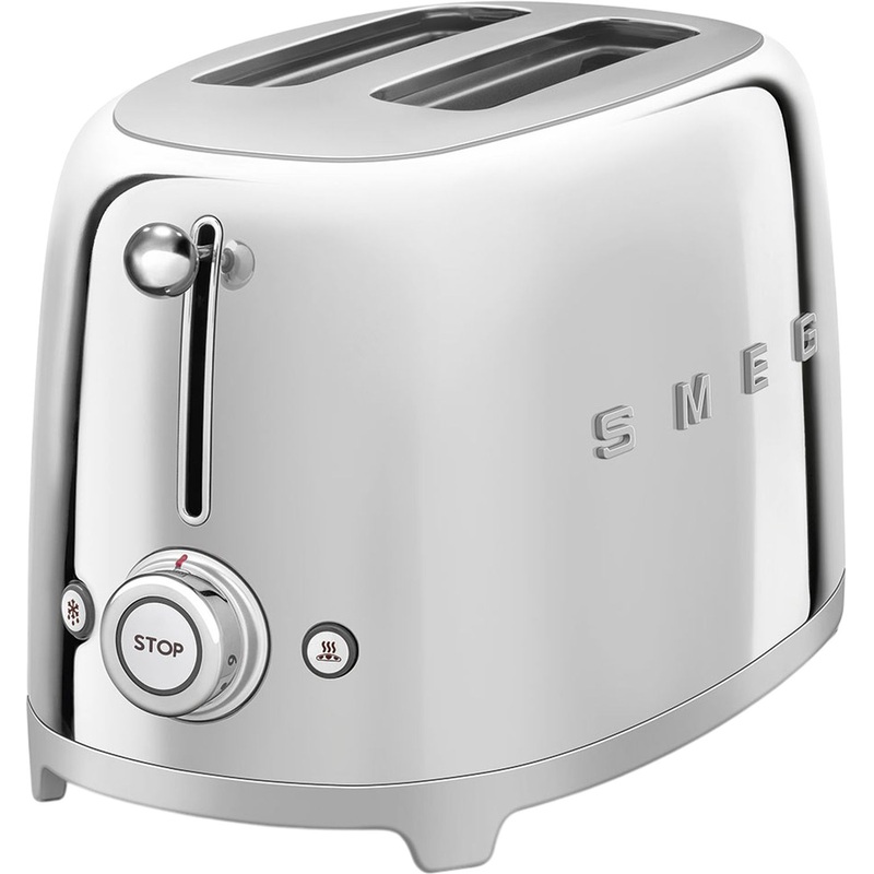 Изображение товара Тостер Smeg TSF01SSEU серебристый 950 Вт 2 отделения