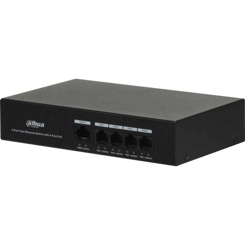 Изображение товара Коммутатор Dahua DH-PFS3005-4ET-36 неуправляемый PoE 4 порта
