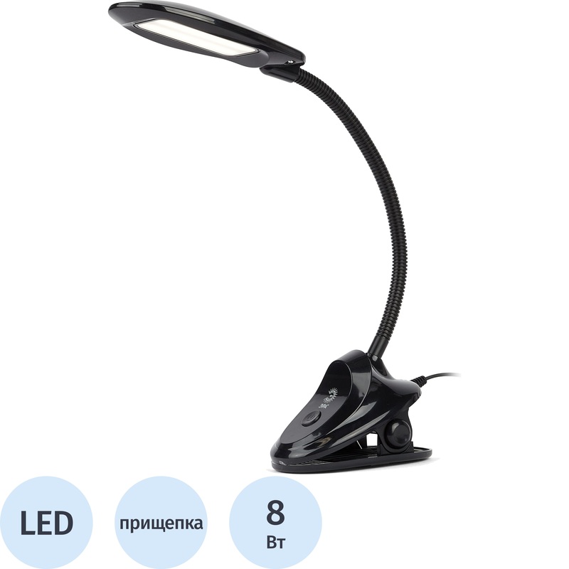 Изображение товара Светильник настольный Эра NLED-478-8W-BK черный