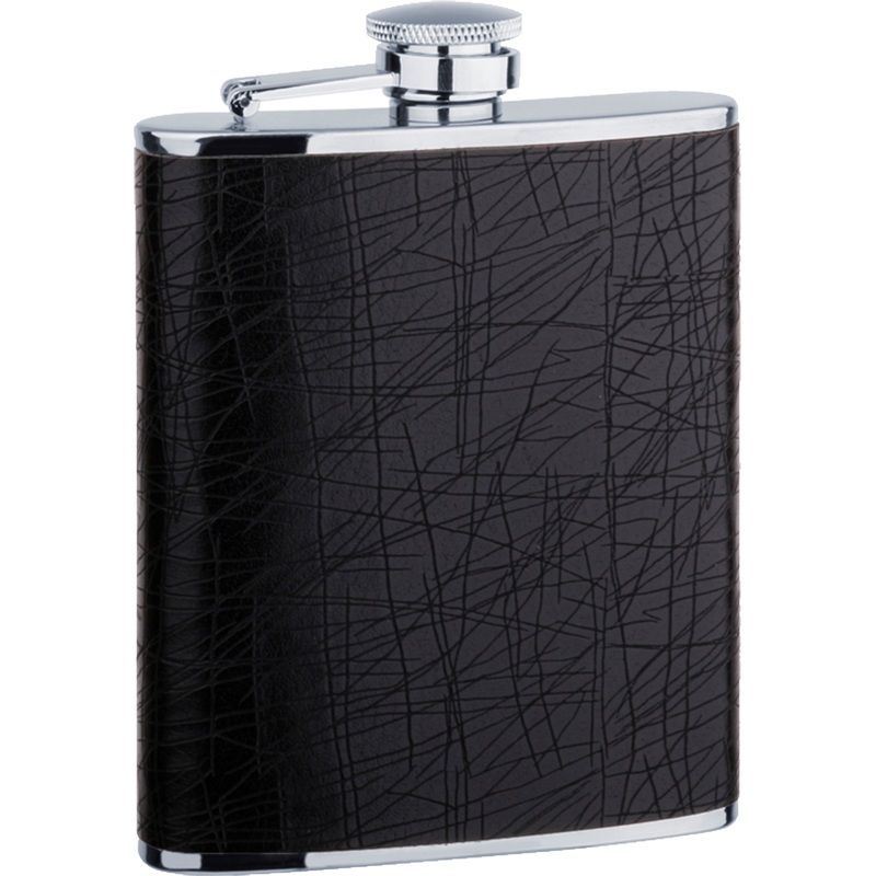 Изображение товара Фляга S. Quire 180 мл из стали и искусственной кожи - стильный аксессуар