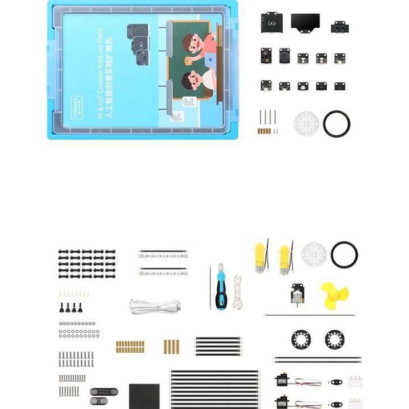Изображение товара Набор ресурсный Makeblock AI & IoT Creator Add-on Pack для обучения интеллектам и интернету вещей