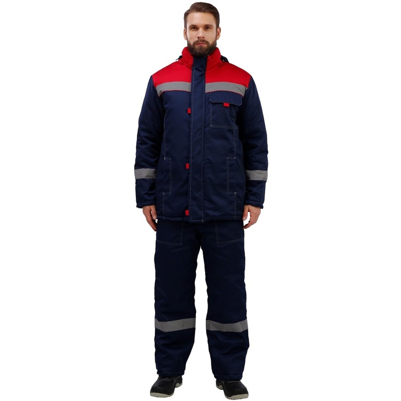 Изображение товара Зимний рабочий костюм мужской з31-КПК с СОП водоотталкивающий синтепон