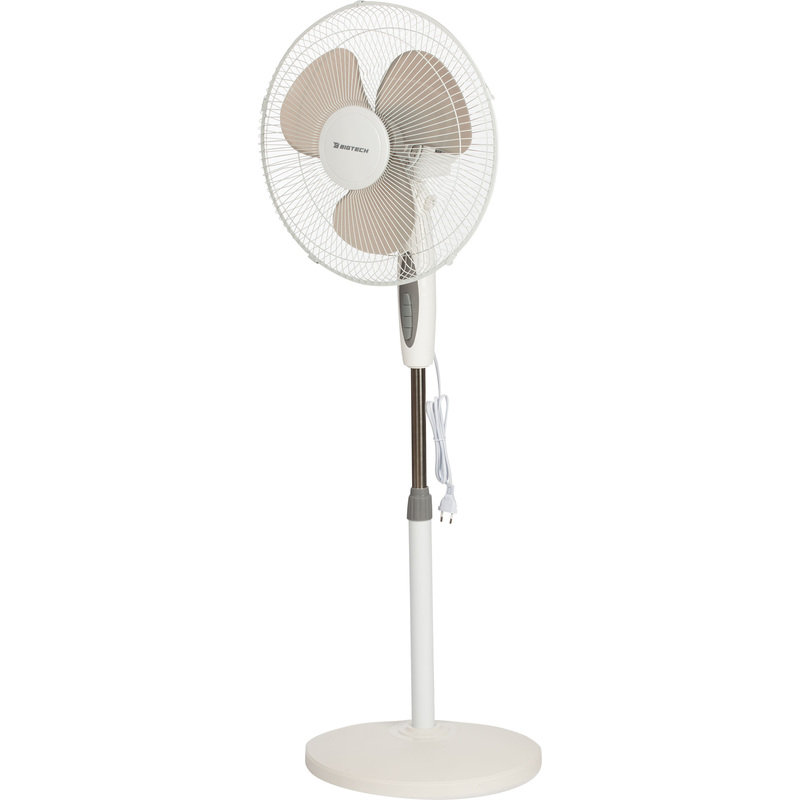 Изображение товара Напольный вентилятор BigTech DWBF001 белый с регулируемым наклоном и поворотом