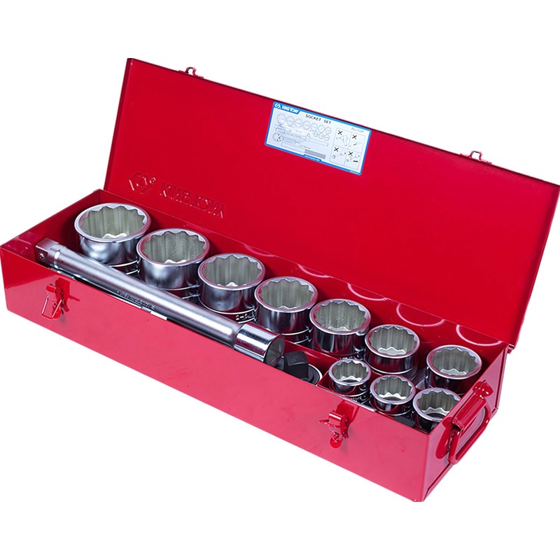 Изображение товара Набор головок двенадцатигранных King Tony 8015SR 1/8-1 дюйм 1' 14 предметов