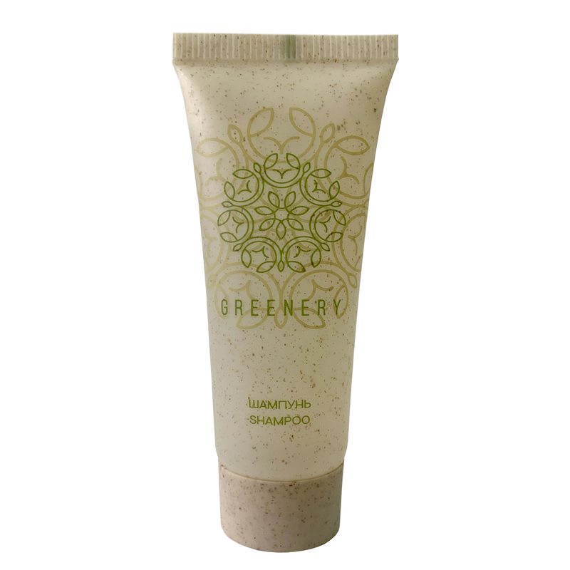 Изображение товара Мягкий шампунь Greenery 30 мл в тубе для всех типов волос, 200 шт